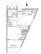 コンフォリア文京春日 606 間取り図