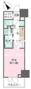 ルフォンプログレ四谷 804 間取り図