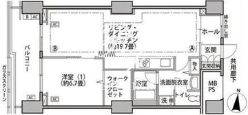 東雲キャナルコートCODAN 16-409 間取り図