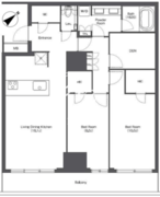 東京ポートシティ竹芝レジデンスタワー 1801 間取り図