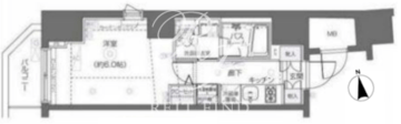ズーム恵比寿 304 間取り図