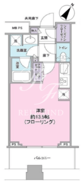 ル・サンク大崎ウィズタワー 709 間取り図