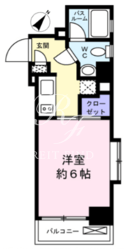 レジディア恵比寿3 204 間取り図