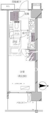 エースタンダード芝浦 1111 間取り図