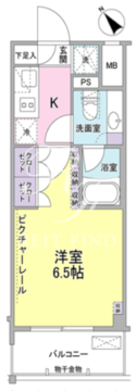 ＳＩＬ西五反田 1102 間取り図