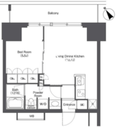 東京ポートシティ竹芝レジデンスタワー 1511 間取り図