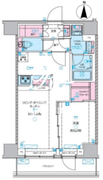 ジェノヴィア本所吾妻橋スカイガーデン 610 間取り図