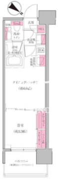 レジディア門前仲町プレイス 405 間取り図