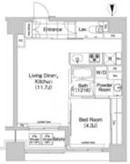 コンフォリア新川 301 間取り図