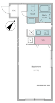 レジディア駒沢大学 201 間取り図