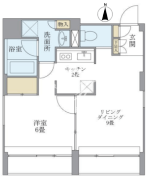 KDXレジデンス自由が丘 502 間取り図
