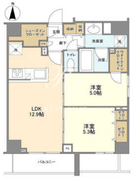 リバーレ押上向島 702 間取り図