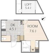 エスセナーリオ市ヶ谷 402 間取り図