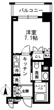 レジディア中落合 A204 間取り図