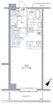 プライムアーバン豊洲 217 間取り図