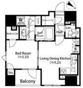 コノート茗荷谷 404 間取り図