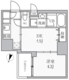 シーフォルム大井町2 1003 間取り図