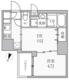 シーフォルム大井町2 1302 間取り図