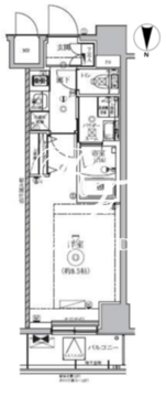 リルシア新御徒町 602 間取り図