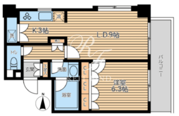 KDXレジデンス代官山2 403 間取り図
