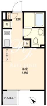 グランパセオ新宿 203 間取り図