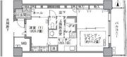 アクティ汐留 1416 間取り図
