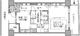 アクティ汐留 1416 間取り図