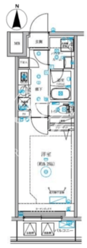 リルシア森下 203 間取り図