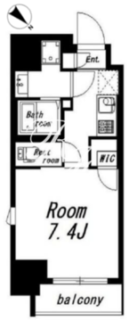 ハーモニーグラシア住吉 501 間取り図