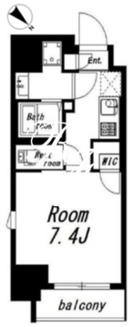 ハーモニーグラシア住吉 801 間取り図