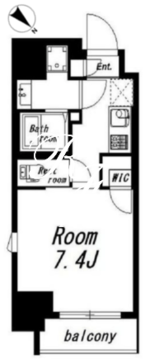 ハーモニーグラシア住吉 701 間取り図
