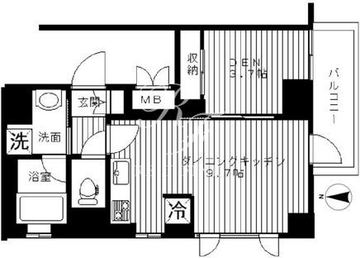 セリーズ門前仲町 902 間取り図