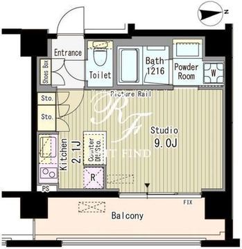 ルーエ渋谷神山町 601 間取り図