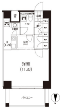クイズ恵比寿 604 間取り図