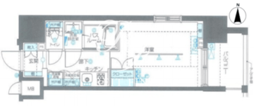 ズーム品川南 905 間取り図