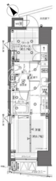ズーム都庁前 1201 間取り図