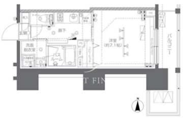 ズーム椎名町 602 間取り図