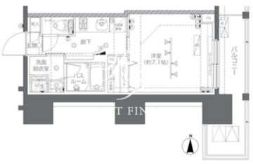 ズーム椎名町 502 間取り図