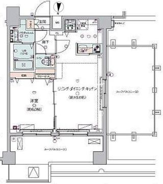 ジェノヴィア錦糸町2スカイガーデン 703 間取り図