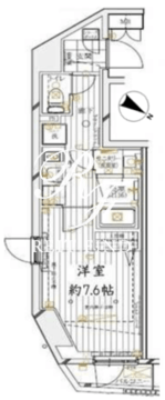 レガリス四谷 401 間取り図