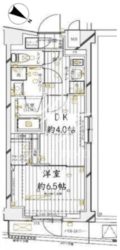レガリス四谷 503 間取り図