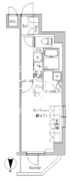 スペーシア住吉 606 間取り図