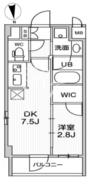 オルタナ住吉 802 間取り図