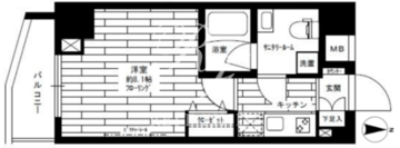 グランドコンシェルジュ亀戸 401 間取り図
