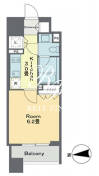 ベルファース戸越スタティオ 706 間取り図