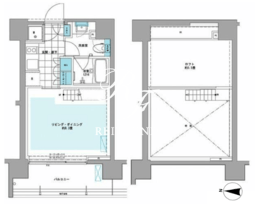 プライムアーバン芝浦ロフト 207 間取り図