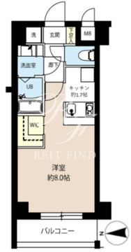 レオーネ王子飛鳥山 404 間取り図