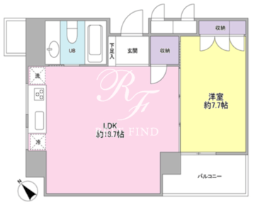 フォレストタウン参宮橋 702 間取り図