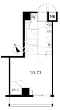 KDXレジデンス豊洲 416 間取り図