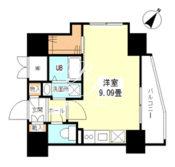 フリージアテラス 1303 間取り図